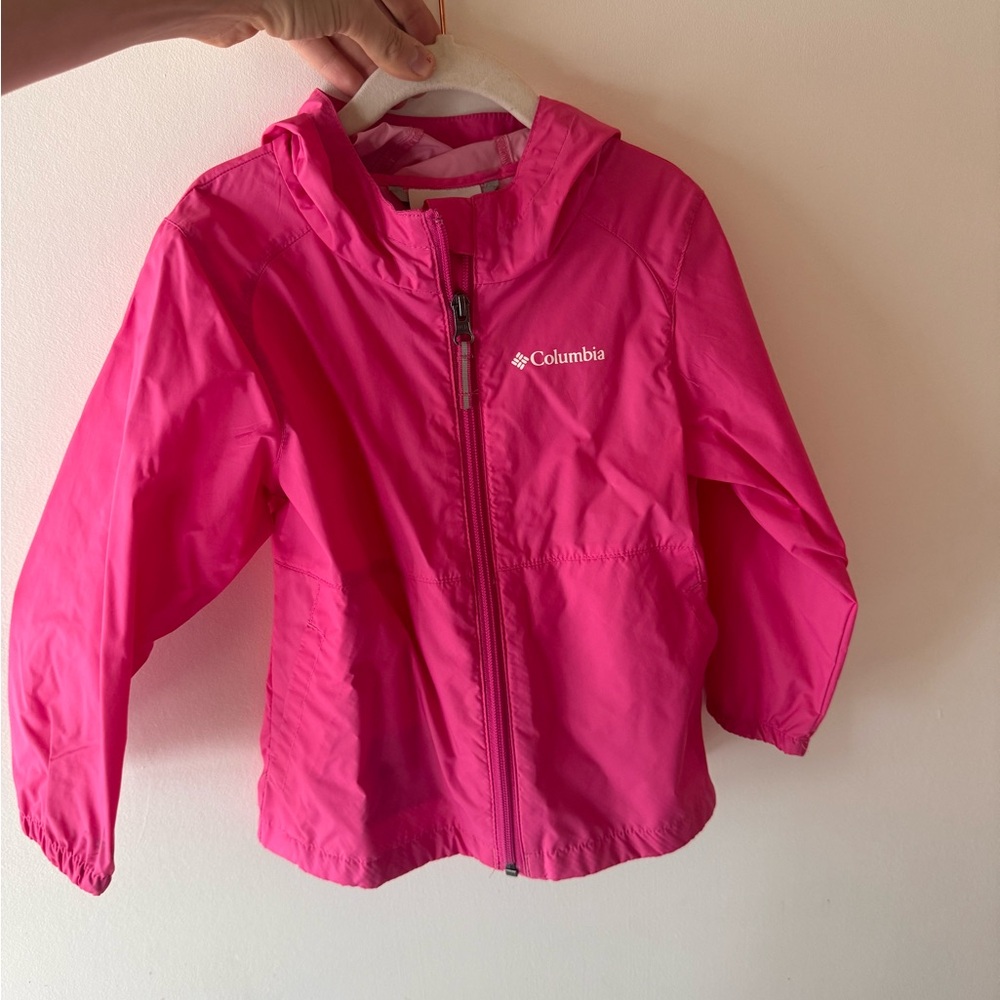 Columbia toddler hot Pink rain Jacket